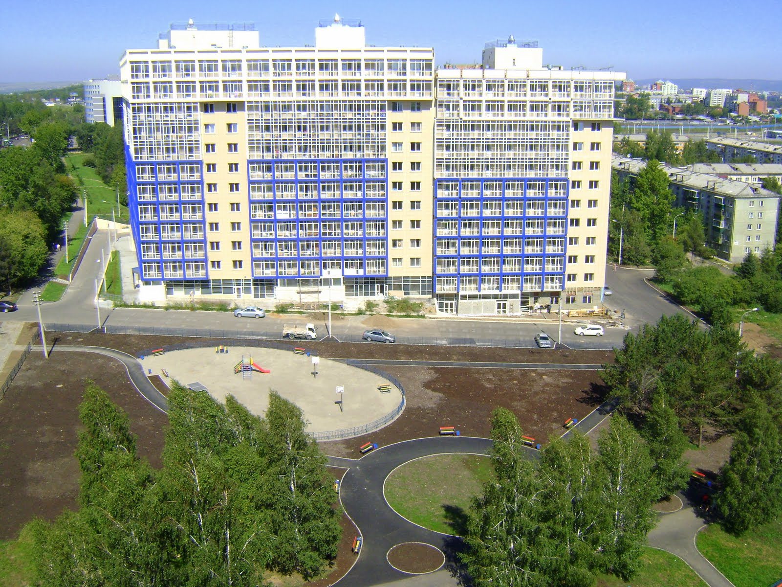 фонтан в Академгородке Иркутска